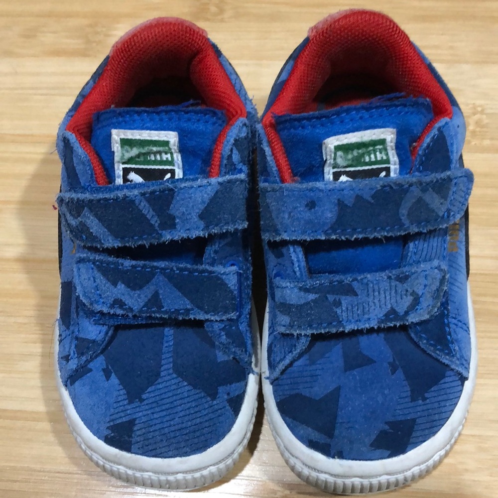 Rare Puma Clyde cobalt and red 6c